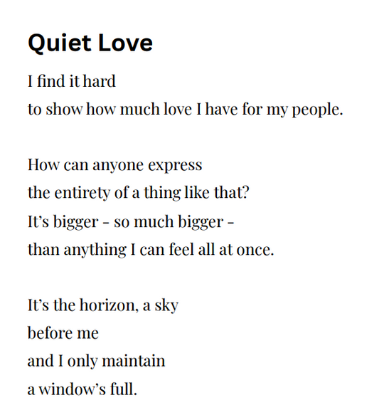 Quiet Love (Downloadable PDF)