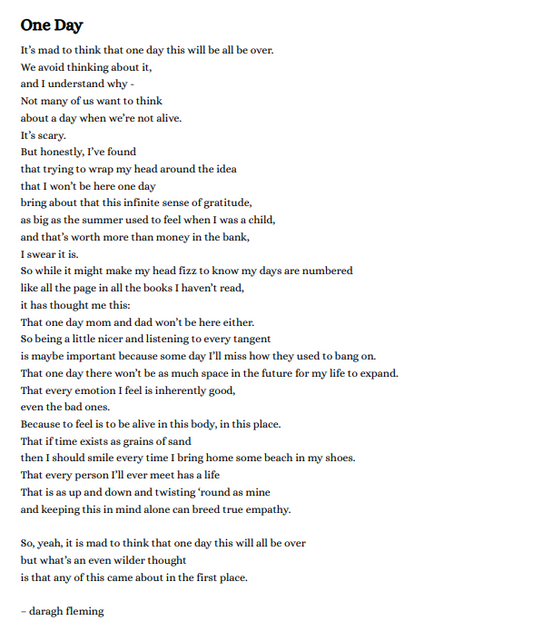 One Day (Downloadable PDF)